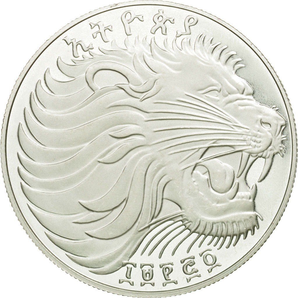 Moneta, Etiopia, 20 Birr, 1982, Paris, BB, Argento, KM:65
