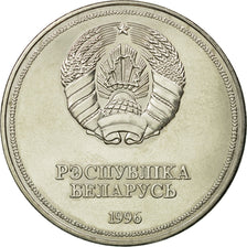 Moneta, Bielorussia, Rouble, 1996, Royal Mint, BB, Rame-nichel, KM:6