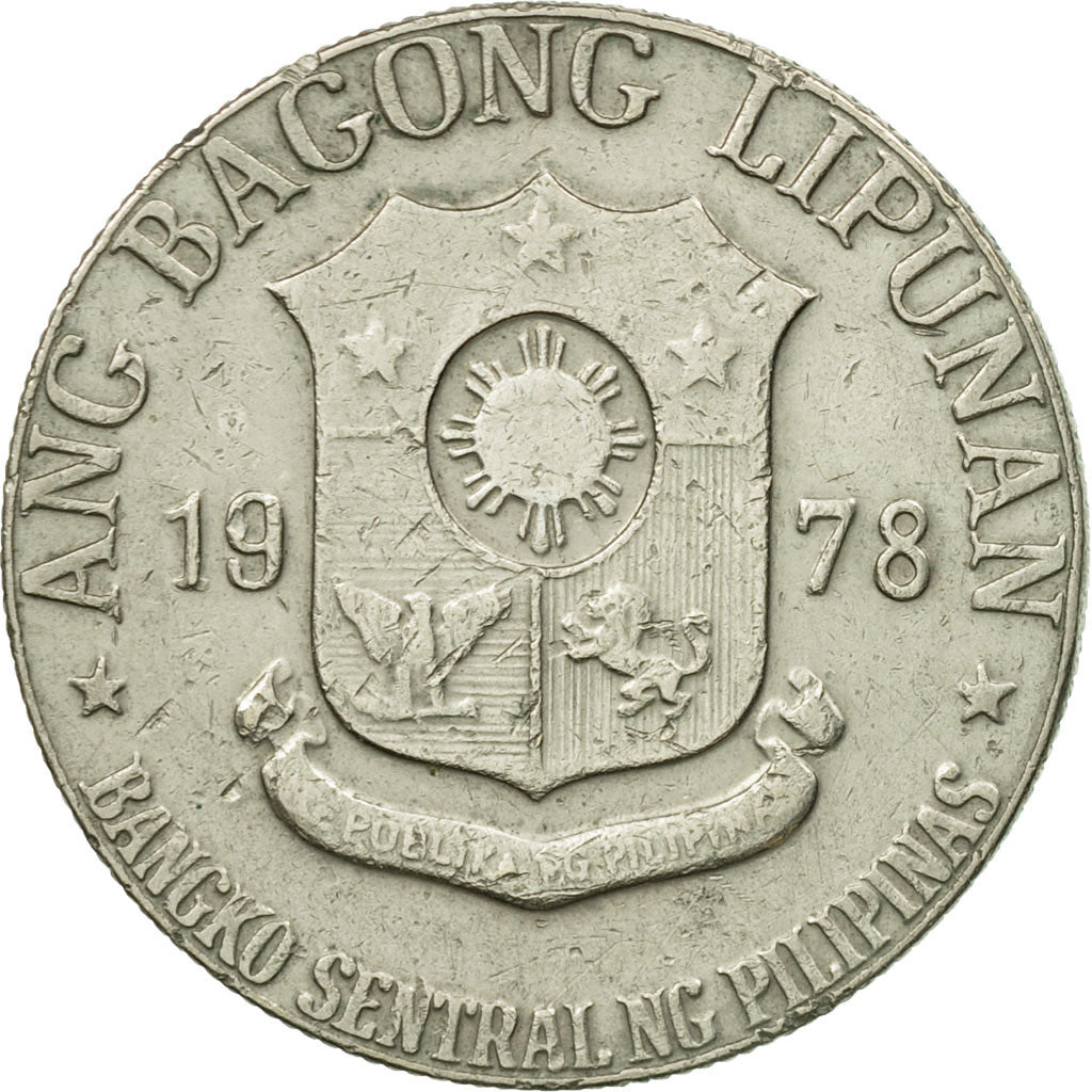 Coin, Philippines, Piso, 1978, VF(30-35), Copper-nickel, KM:209.1
