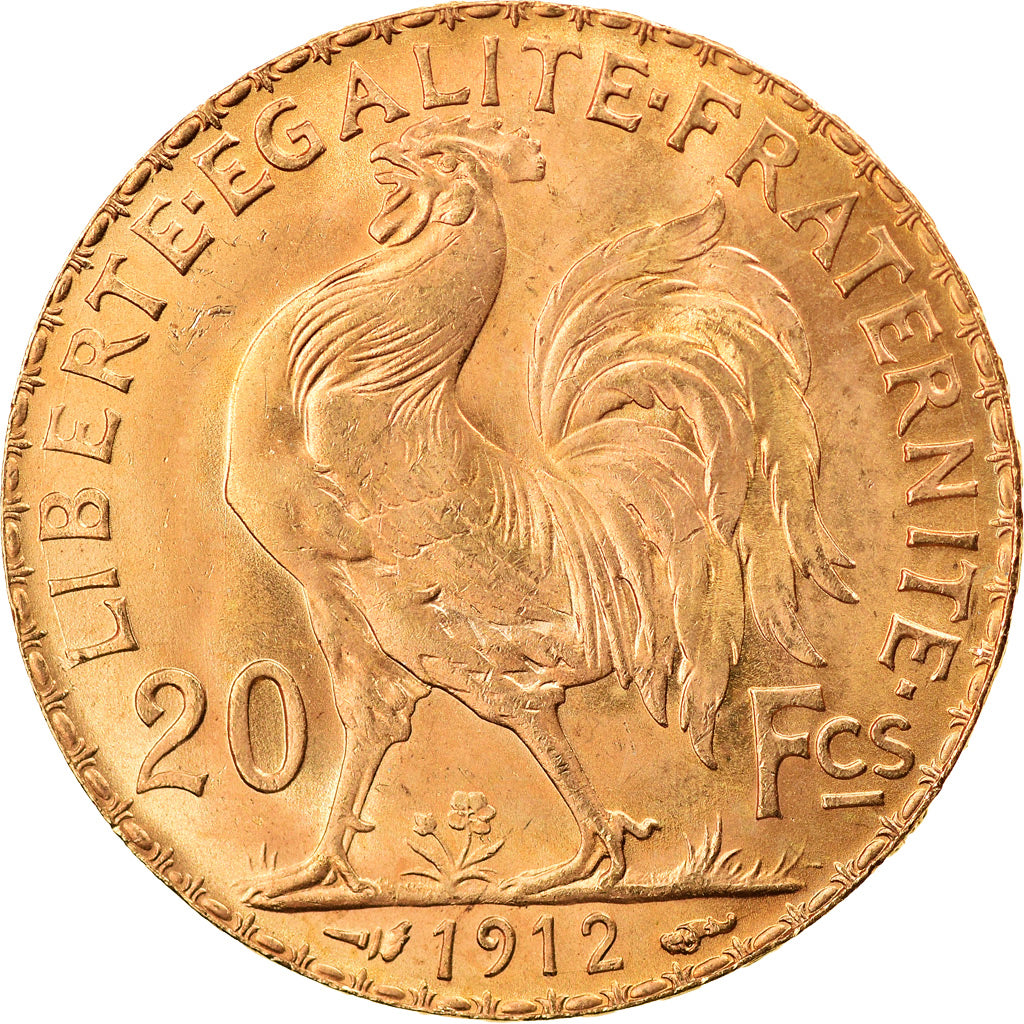 Monnaie, France, Marianne, 20 Francs, 1912, Paris, SPL, Or, Gadoury:1064a