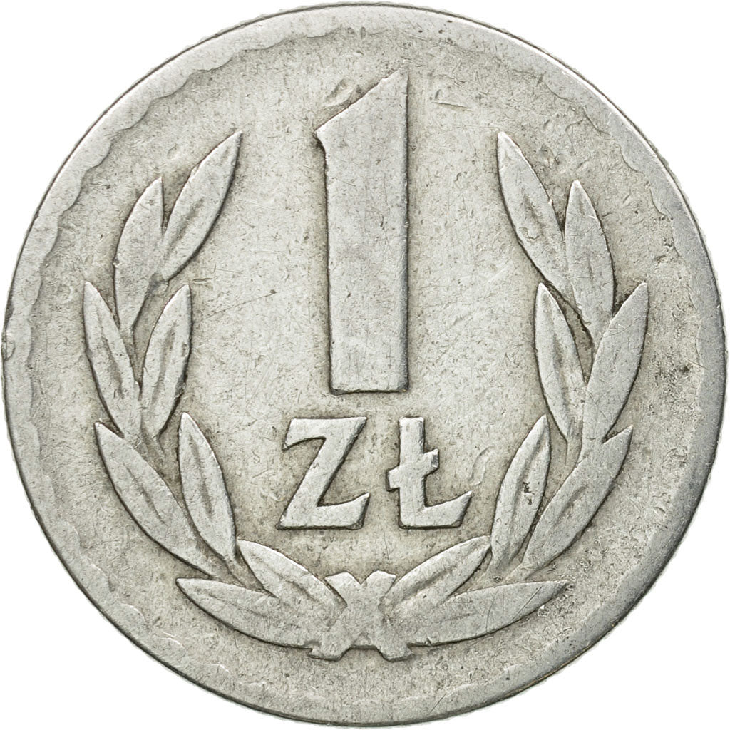 Coin, Poland, Zloty, 1949, Warsaw, VF(30-35), Aluminum, KM:45a