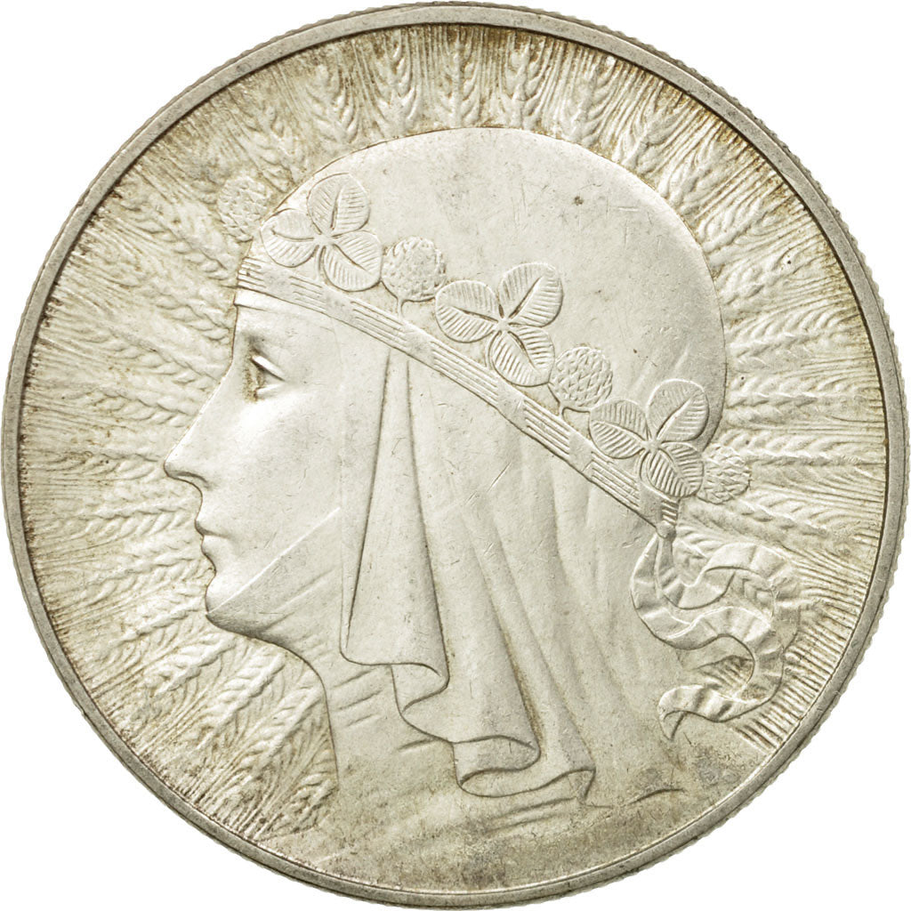 Monnaie, Pologne, 10 Zlotych, 1933, Warsaw, TB+, Argent, KM:22