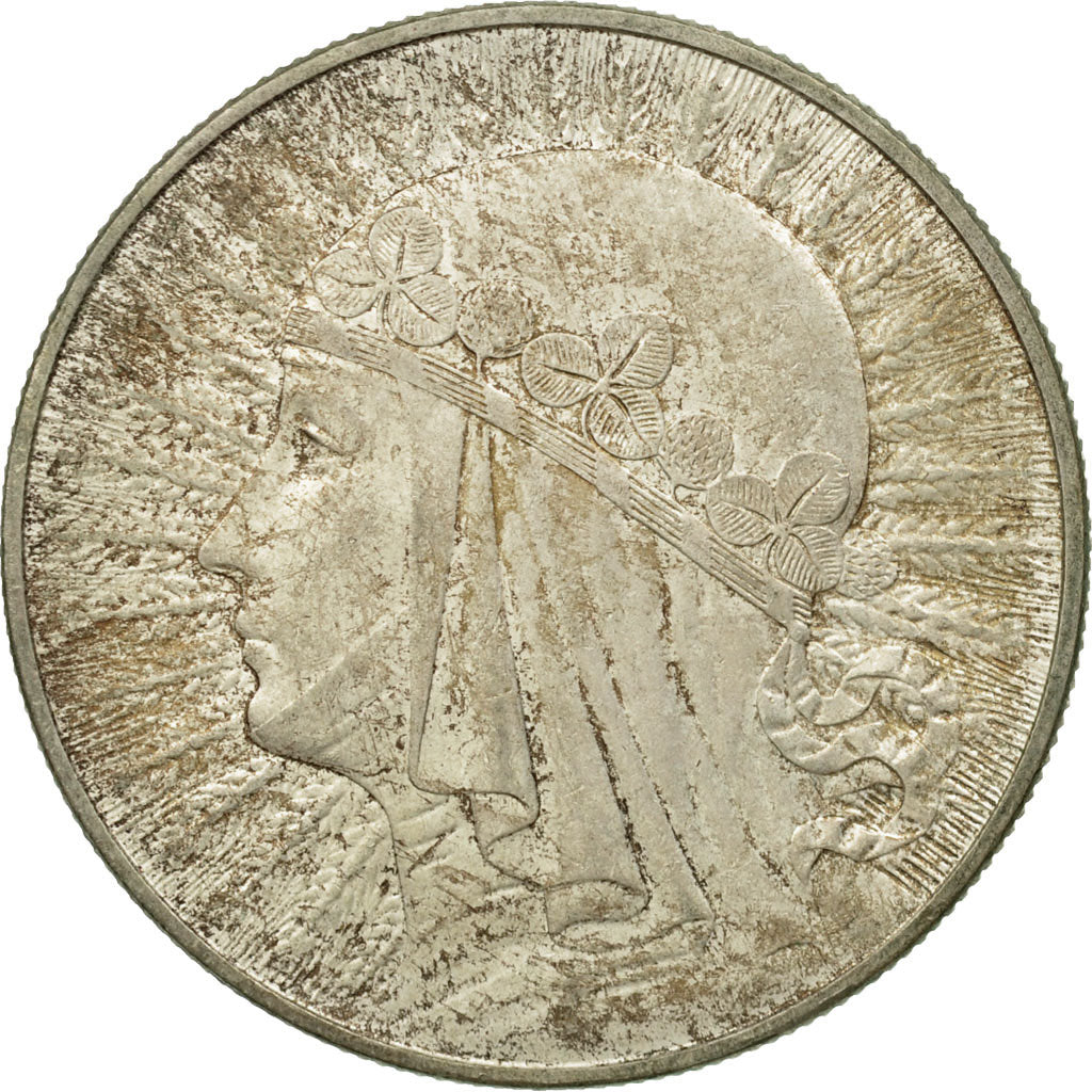 Moneta, Polonia, 10 Zlotych, 1933, Warsaw, MB, Argento, KM:22