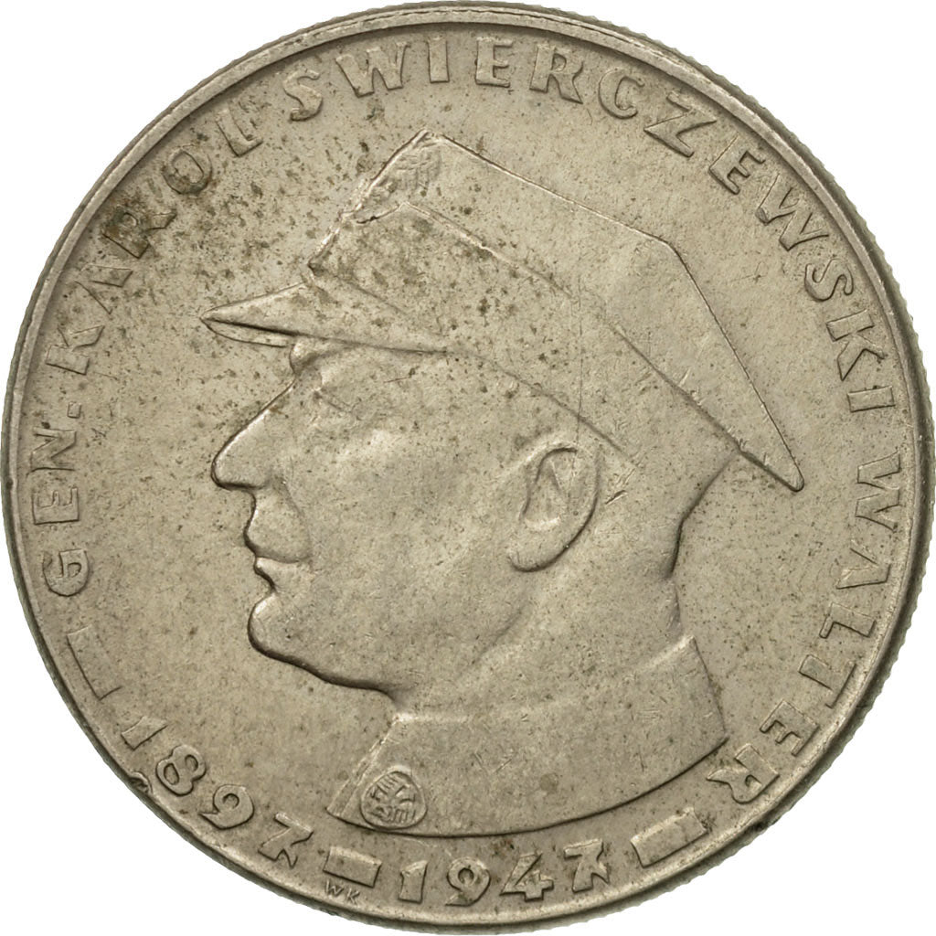 Coin, Poland, 10 Zlotych, 1967, Warsaw, VF(30-35), Copper-nickel, KM:58