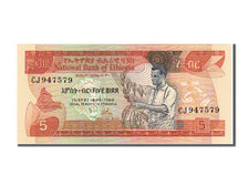 Ethiopia, 5 Birr, 1976, KM #31a, UNC(65-70), CJ947579