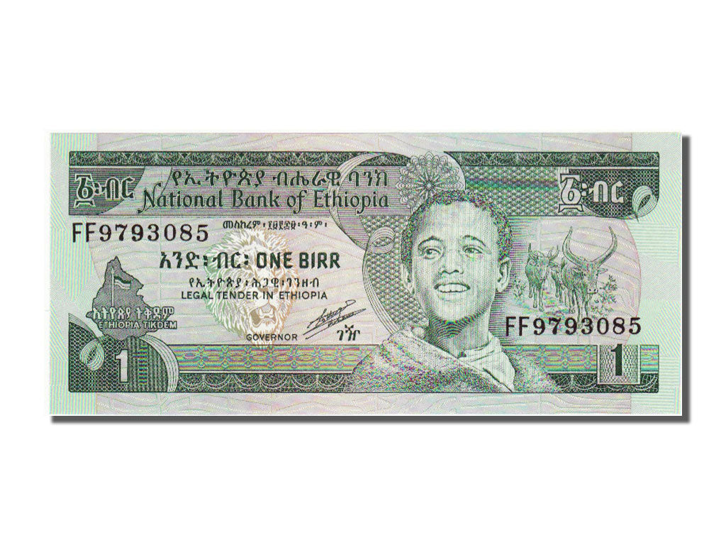 Ethiopia, 1 Birr, 1991, KM #41b, UNC(65-70), FF9793085