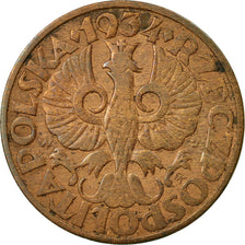 Monnaie, Pologne, 5 Groszy, 1934, Warsaw, TB+, Bronze, KM:10a