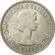Monnaie, Grande-Bretagne, Elizabeth II, 1/2 Crown, 1953, TTB, Copper-nickel