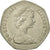 Moneta, Wielka Brytania, Elizabeth II, 50 Pence, 1983, VF(30-35), Miedź-Nikiel
