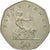Moneda, Gran Bretaña, Elizabeth II, 50 Pence, 1983, BC+, Cobre - níquel