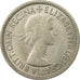 Münze, Großbritannien, Elizabeth II, Florin, Two Shillings, 1953, S+