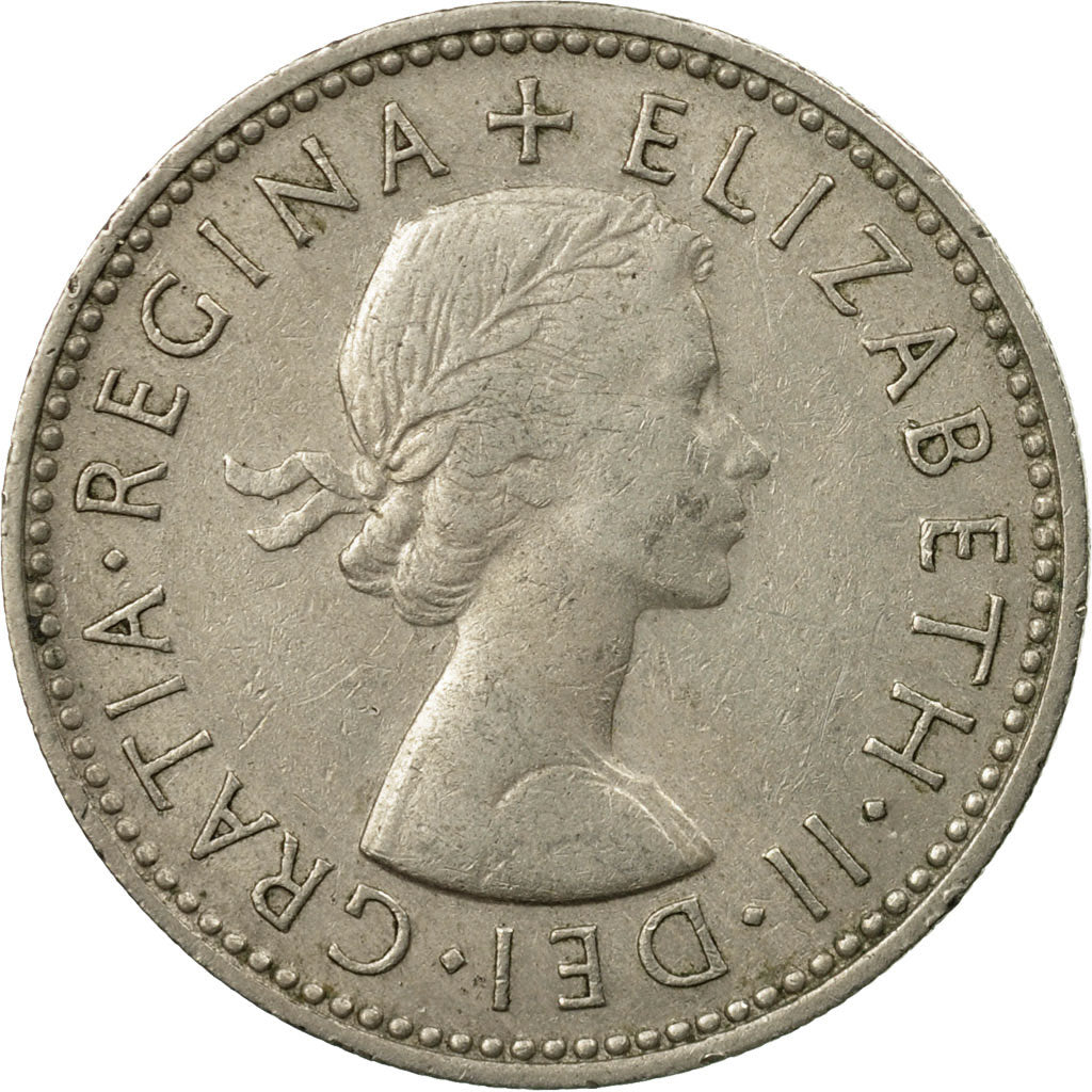 Coin, Great Britain, Elizabeth II, Shilling, 1961, VF(30-35), Copper-nickel
