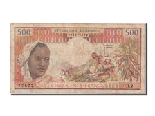 Gabon, 500 Francs, 1974, VF(30-35)