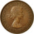 Moneta, Wielka Brytania, Elizabeth II, 1/2 Penny, 1955, EF(40-45), Bronze