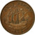 Moneta, Wielka Brytania, Elizabeth II, 1/2 Penny, 1955, EF(40-45), Bronze