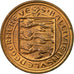 Coin, Guernsey, Elizabeth II, New Penny, 1971, EF(40-45), Bronze, KM:21
