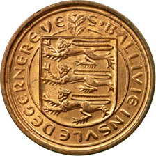 Moneta, Guernsey, Elizabeth II, 1/2 New Penny, 1971, Heaton, MB+, Bronzo, KM:20