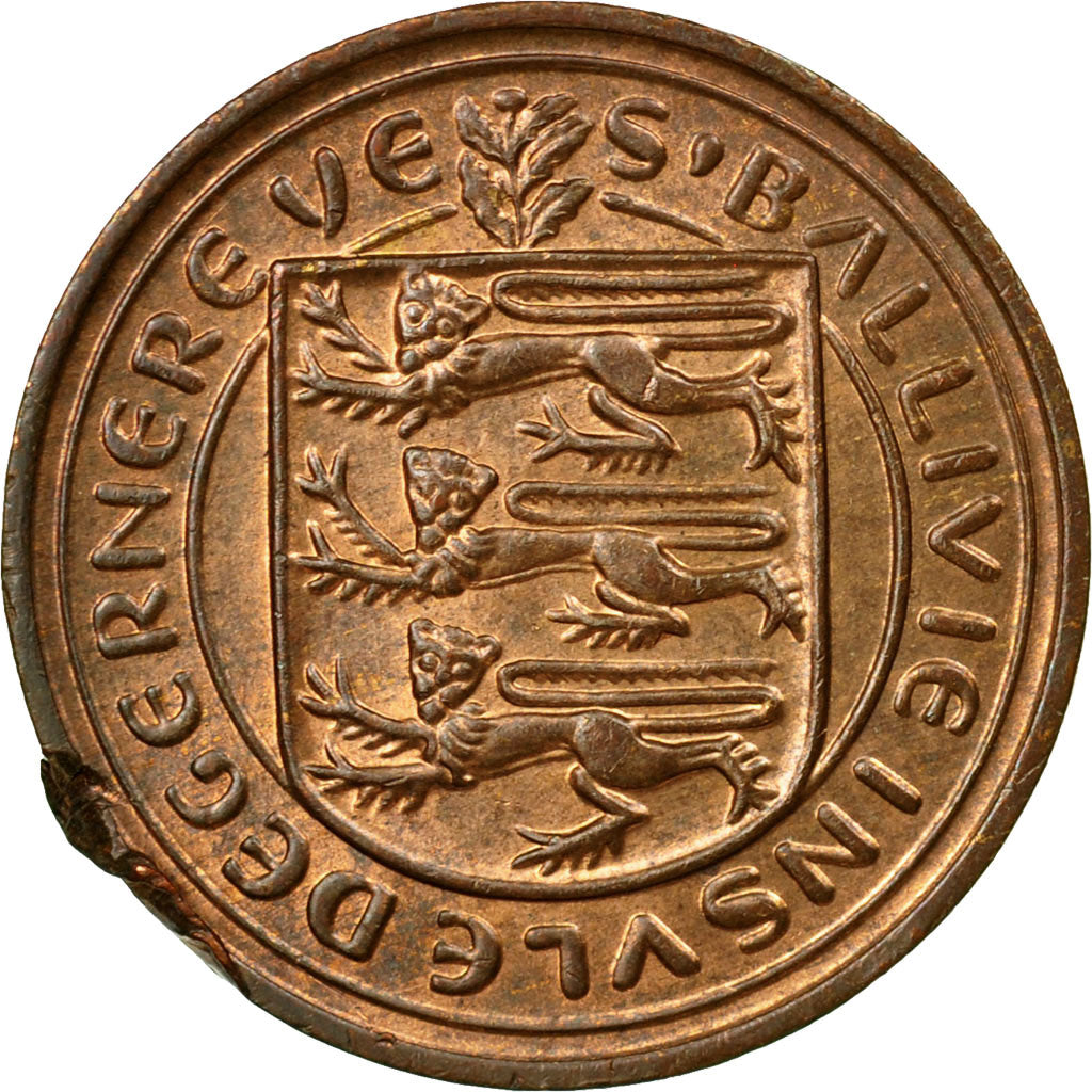 Munten, Guernsey, Elizabeth II, Penny, 1979, Heaton, FR+, Bronze, KM:27