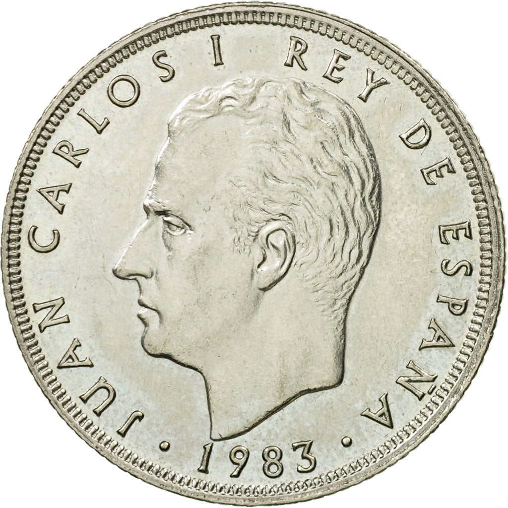 Coin, Spain, Juan Carlos I, 25 Pesetas, 1983, VF(30-35), Copper-nickel, KM:824