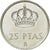 Münze, Spanien, Juan Carlos I, 25 Pesetas, 1983, S+, Copper-nickel, KM:824