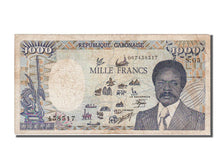 Gabon, 1000 Francs, 1987, 1987-01-01, VF(30-35)