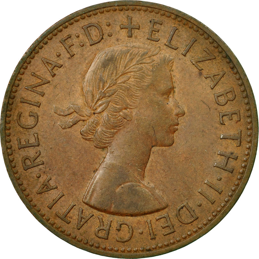 Coin, Great Britain, Elizabeth II, Penny, 1964, VF(20-25), Bronze, KM:897