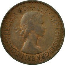 Moneta, Gran Bretagna, Elizabeth II, Penny, 1953, BB, Bronzo, KM:883