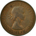 Moneta, Gran Bretagna, Elizabeth II, Penny, 1953, BB, Bronzo, KM:883