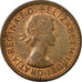 Monnaie, Grande-Bretagne, Elizabeth II, Farthing, 1954, TB+, Bronze, KM:895