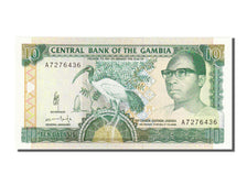 Gambia, 10 Dalasis, KM #13b, UNC(65-70), A7276436