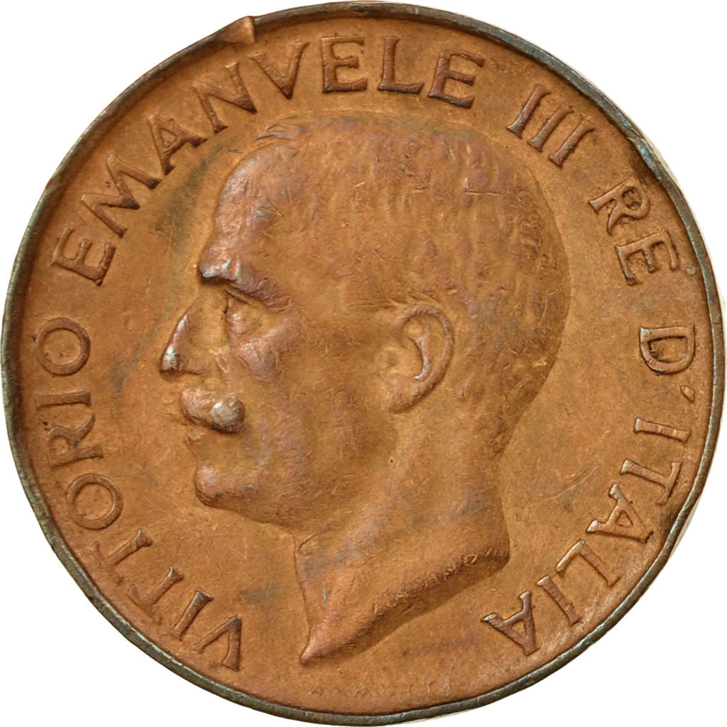 Moneta, Italia, Vittorio Emanuele III, 5 Centesimi, 1922, Rome, MB+, Bronzo