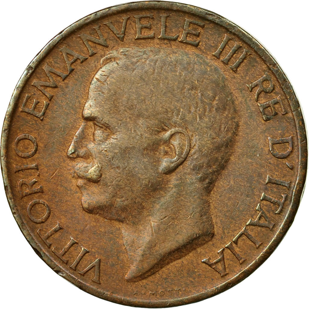Coin, Italy, Vittorio Emanuele III, 10 Centesimi, 1936, Rome, EF(40-45), Bronze