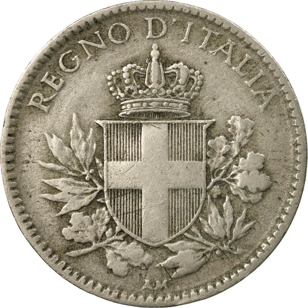 Coin, Italy, Vittorio Emanuele III, 20 Centesimi, 1918, Rome, VF(20-25)
