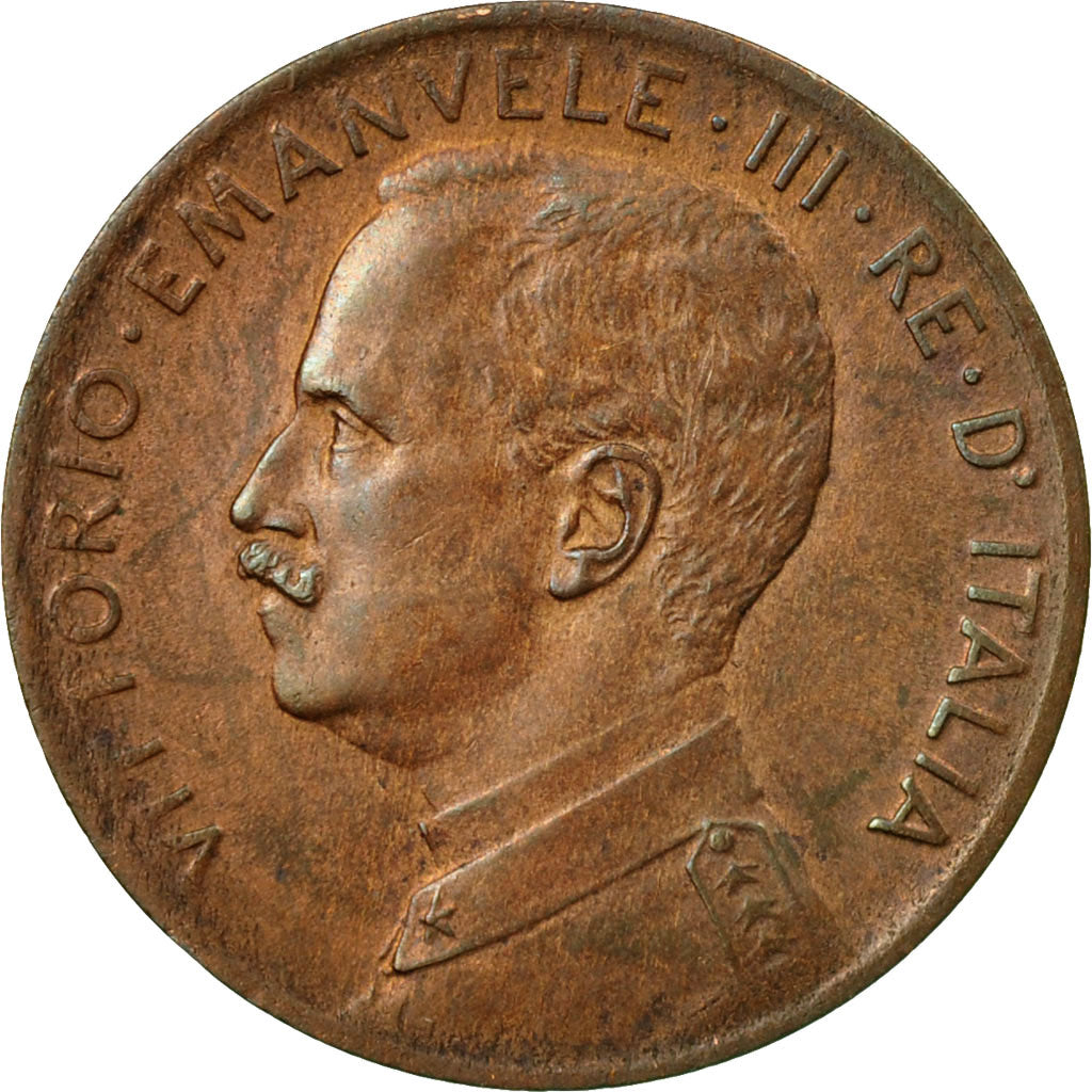 Moneta, Italia, Vittorio Emanuele III, 2 Centesimi, 1910, Rome, BB, Bronzo