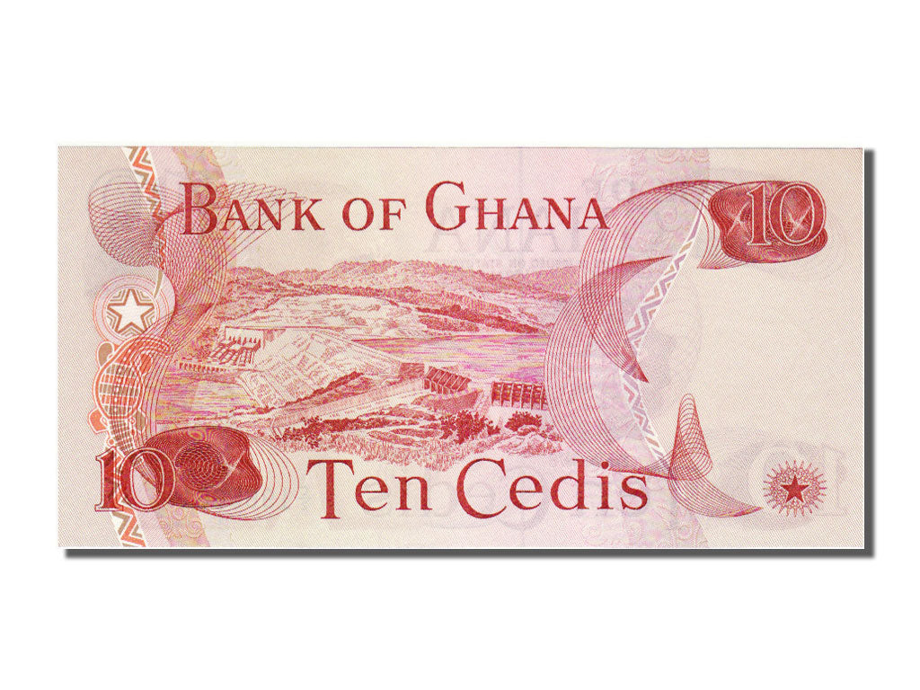 Ghana, 10 Cedis, 1978, KM #16f, 1978-01-02, UNC(65-70), C21965661