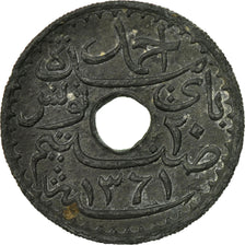 Moneta, Tunisia, Ahmad Pasha Bey, 20 Centimes, 1942, Paris, MB, Zinco, KM:268