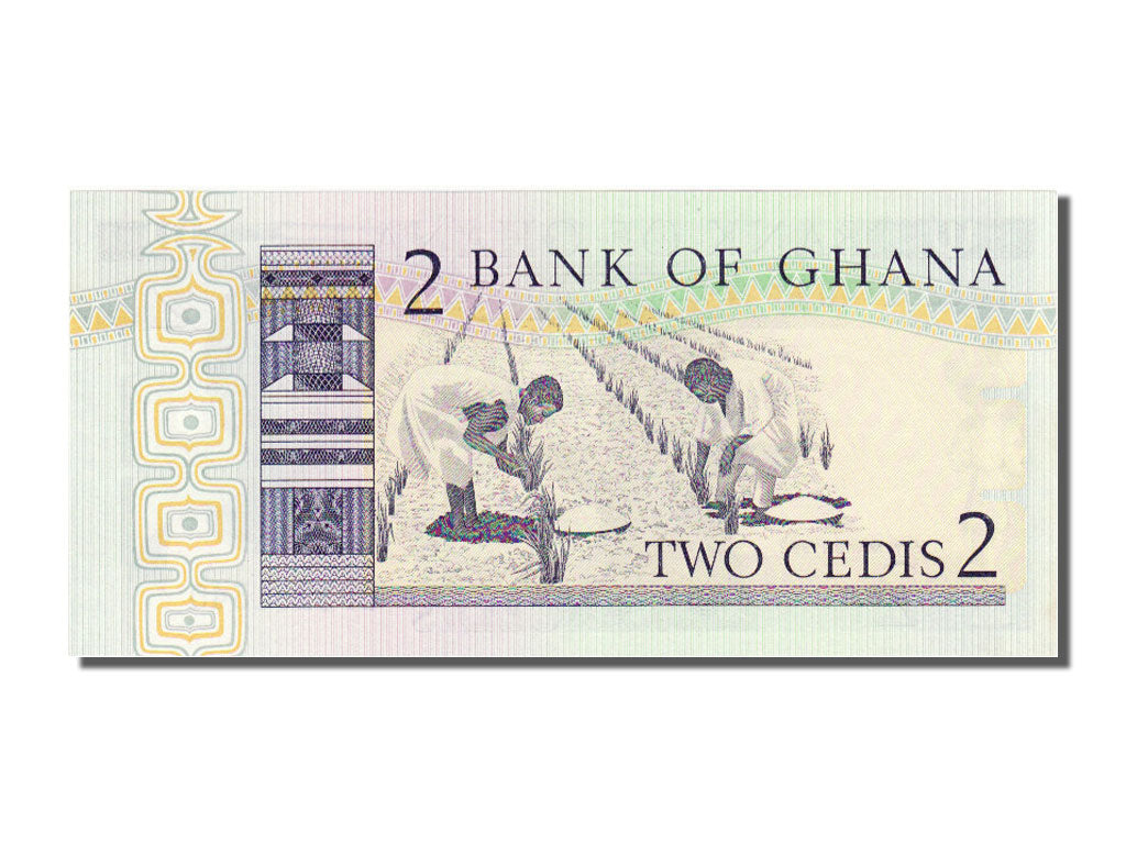 Ghana, 2 Cedis, 1982, KM #18d, 1982-03-06, UNC(65-70), BB3261340