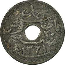 Monnaie, Tunisie, Ahmad Pasha Bey, 20 Centimes, 1942, Paris, TB+, Zinc, KM:268