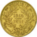Münze, Tunesien, Anonymous, 50 Centimes, 1945, Paris, SS, Aluminum-Bronze