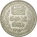 Munten, Tunisië, Ahmad Pasha Bey, 20 Francs, 1934, Paris, ZF, Zilver, KM:263