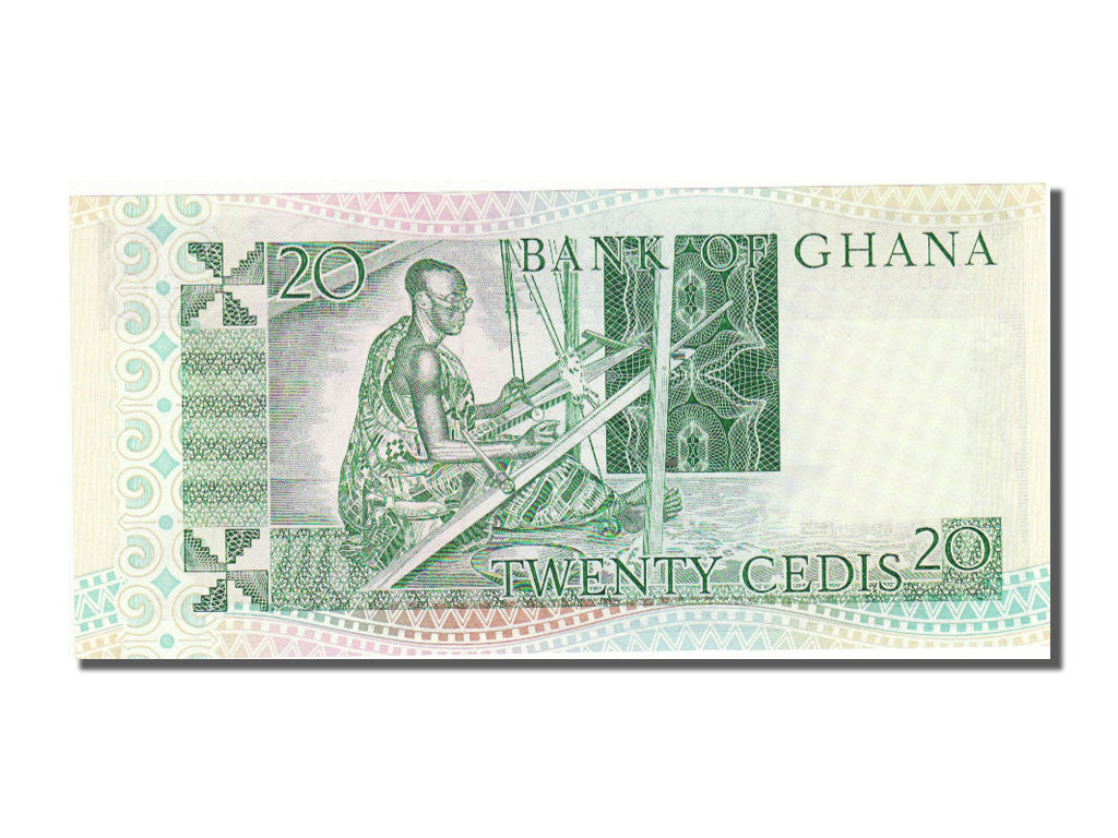 Geldschein, Ghana, 20 Cedis, 1982, 1982-03-06, UNZ