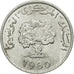 Coin, Tunisia, 2 Millim, 1960, Paris, EF(40-45), Aluminum, KM:281