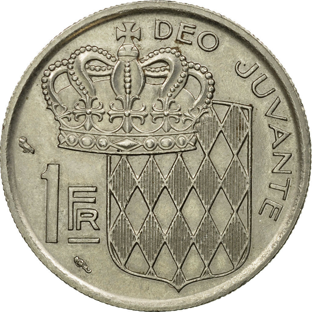 Moneta, Monaco, Rainier III, Franc, 1968, BB, Nichel, KM:140, Gadoury:150
