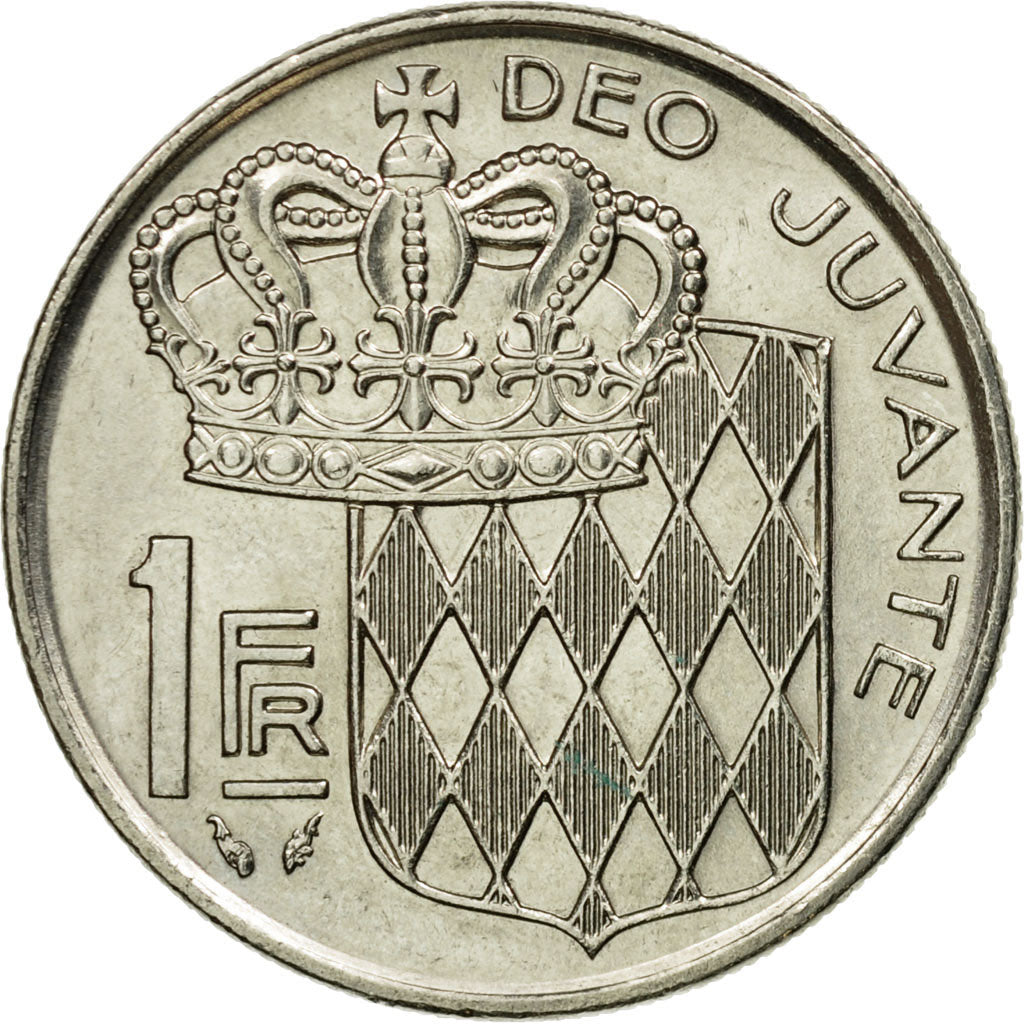 Coin, Monaco, Rainier III, Franc, 1982, EF(40-45), Nickel, KM:140, Gadoury:150