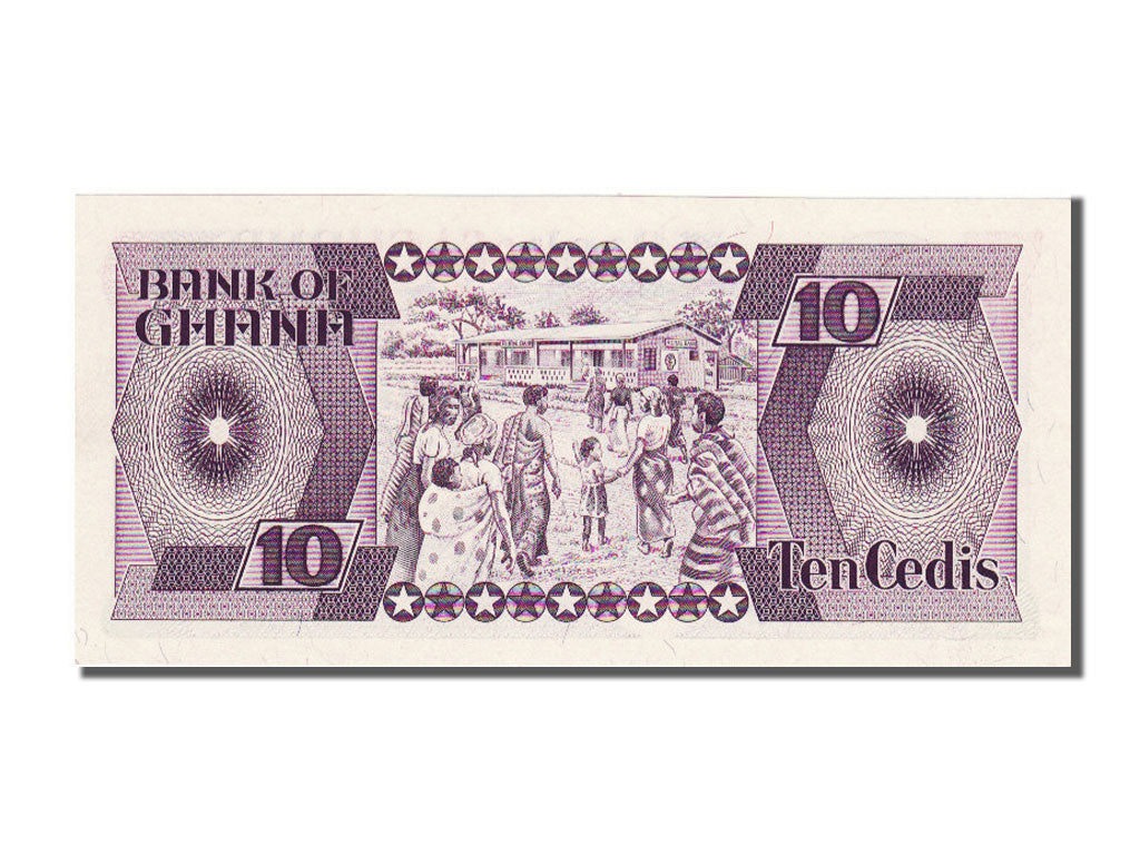 Banknote, Ghana, 10 Cedis, 1984, 1984-05-15, UNC(65-70)