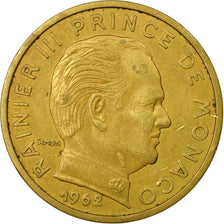Coin, Monaco, Rainier III, 50 Centimes, 1962, EF(40-45), Aluminum-Bronze