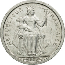 Münze, French Polynesia, 50 Centimes, 1965, Paris, SS, Aluminium, KM:1