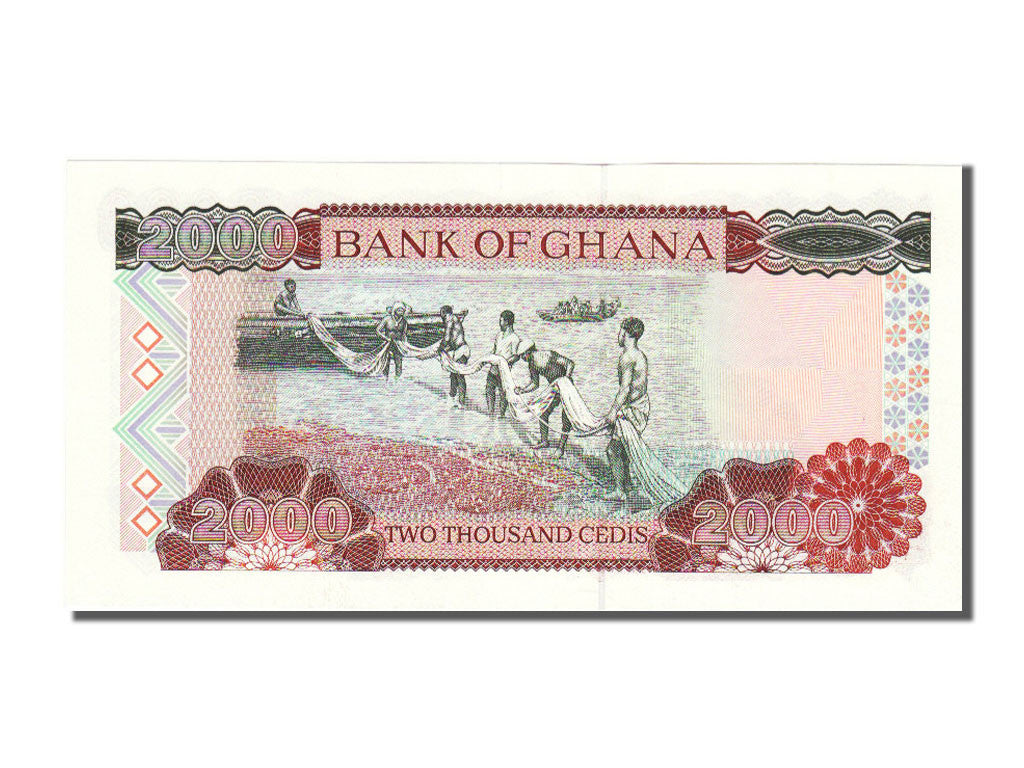 Ghana, 2000 Cedis, 2000, KM #33a, 2000-07-01, UNC(65-70), BG9066661