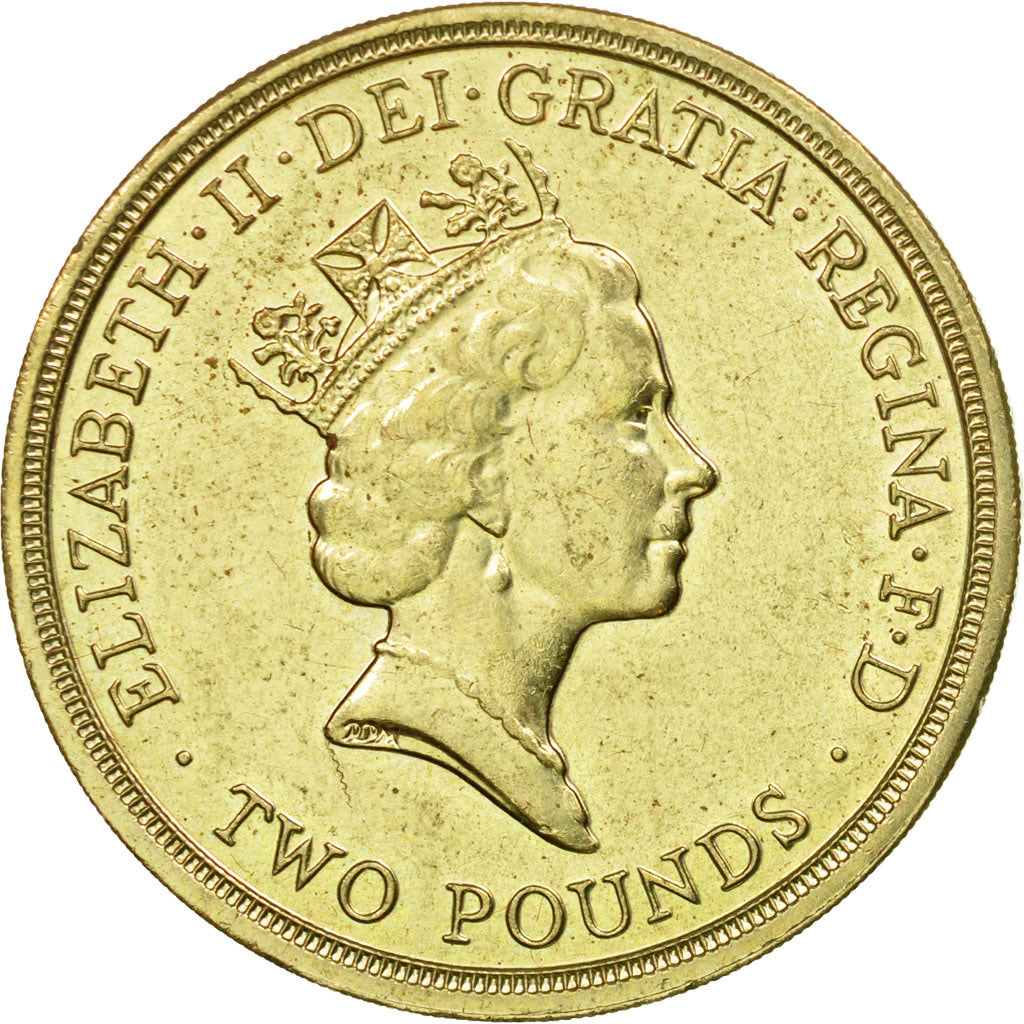 Münze, Großbritannien, Elizabeth II, 2 Pounds, 1995, SS, Nickel-brass, KM:970