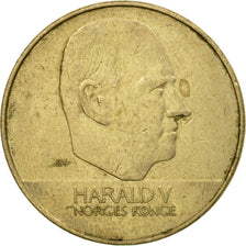 Moneda, Noruega, Harald V, 20 Kroner, 1994, BC+, Níquel - latón, KM:453
